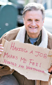 Having a job makes me feel needed